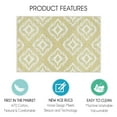 thumbnail image 3 of 2 x 3 Foot Heavy Duty Low Pile Area Rug - Ultra-Thin Non Slip Area Rug - Washable Cotton Indoor Rug for Front Door Foyer Rug for Entryway, 3 of 7