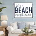 thumbnail image 3 of Stupell Industries Coastal Summer Sentiment Enjoy Waves Black Framed Giclee Art, 30 x 24, by Lettered and Lined, 3 of 8