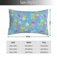 Soft Pillow Cases Luxury Cute Yellow Pink Jellyfish Pillowcases with