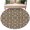 Brown, variant on Interlocking Loops Bronze Round Rug 6ft Washable Circle Kitchen Rugs Non Slip Geometric Middle Century Modern Large Area Rug Indoor Floor Carpet for Bedroom Living Room Office Dining Room Nursery