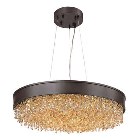 

6.75 in. Mystic 16 Light LED Pendant - Bronze