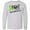 AC-Heather Grey, variant on Inktastic Fight Lymphoma Lime Ribbon Long Sleeve Youth T-Shirt