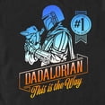 thumbnail image 2 of Men's Star Wars: The Mandalorian Father's Day This Is the Way Badge Graphic Tee Black X Large, 2 of 5