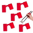 thumbnail image 3 of 5Pcs Chinese Chopsticks Trainer Holder For Adults Beginner Trainers Reusable Training Kids Small Chopstick Helper, 3 of 5