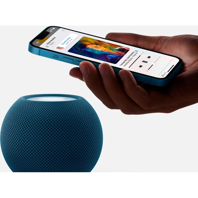 Restored Apple HomePod mini (Blue) (Refurbished) - Walmart.com