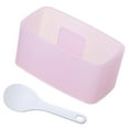 thumbnail image 4 of Home Diy Rice Ball Mould Rectangular Multilayer Sushi Maker With Spoon (Pink), 4 of 9
