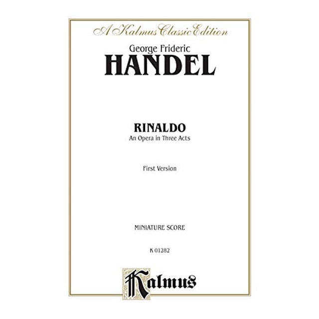 Rinaldo (1711): Italian Language Edition, Miniature Score (Kalmus Edition) (Italian Edition)