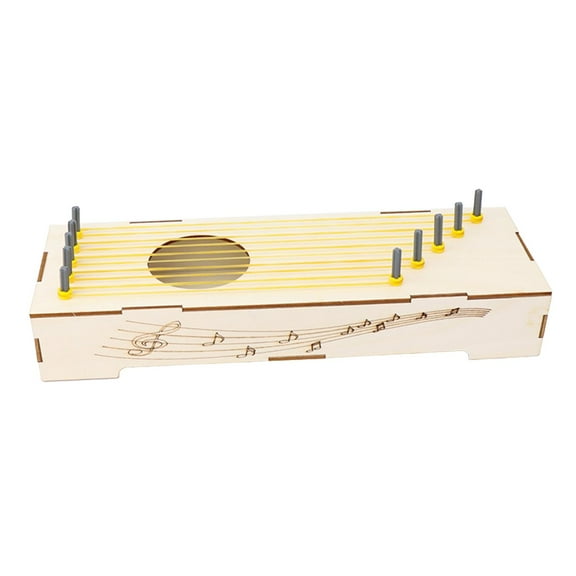 Almencla Science Experiment Set Stem Project Wood Primary School Crafts Hobbies Remote Control Guzheng Protable Stem Teaching Projects
