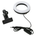 thumbnail image 2 of Anillo De Luz, Brillo Ajustable, Alimentado Por USB, 3000-6000K, Anillo De Luz Con Clip Para Videoconferencia, 2 of 7