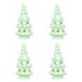 thumbnail image 1 of 4x Esculturas navideñas iluminadas Adornos navideños Centros de mesa hechos a mano Manualidades Decoración navideña DIY Figuras para regalos Patio Árbol de Navidad, 1 of 8