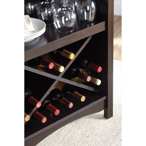 Better Homes gardens Bhg Wine Cabinet Estate Black