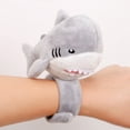 thumbnail image 4 of nTRIUQJ Marine Animal Toy Slap Bracelet Wearable Wristband For Kids Party Play Accessory Polar Bears Design Dark Purple, 4 of 5
