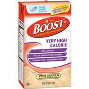 Angle View: Boost VHC Oral Supplement, Very Vanilla, 8 oz. Carton -1 Each