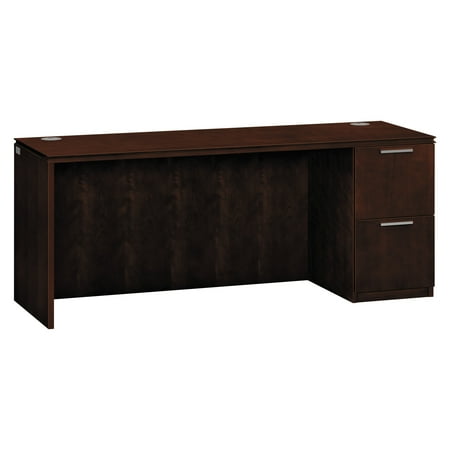 HON Arrive Single Pedestal Credenza, Right, 72w x 24d x 29-1/2h, Shaker Cherry