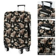 thumbnail image 5 of Black Highland Cow Flower Gnome Pattern Luggage Cover Fashion Suitcase Cover Baggage Covers Fit 25-28 Inch Luggage (Go Travel), 5 of 5