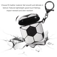 thumbnail image 5 of ELAYARD 1Pack Earbud Carrying Case Assorted Color Round Pattern with Key Hook for for Fan Gear, 5 of 6