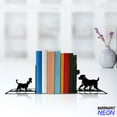 thumbnail image 2 of Handmadetneonsign Dog And Cat Metal Bookends, Cat Dog Name Bookend, Cute Pet Table Bookshelf Home Decor 76713, 2 of 4