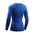 thumbnail image 2 of Women‘s Compression Shirt Dry Fit Long Sleeve Running Athletic T-Shirt Workout Tops, 2 of 5