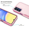 thumbnail image 2 of For Galaxy A15 5G Case, 2 in 1 Heavy Duty Armor Shockproof Cases,Hisdou Hybrid Dual Layer Rubber Drop Protection Grip Plastic Bumper Sturdy Phone Cover for Samsung Galaxy A15 5G 6.5"-Pink, 2 of 6