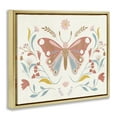 thumbnail image 3 of Stupell Industries Boho Folk Butterfly Insects Painting Gold Floater Framed Canvas Art Print Wall Art, 31 x 25, 3 of 9