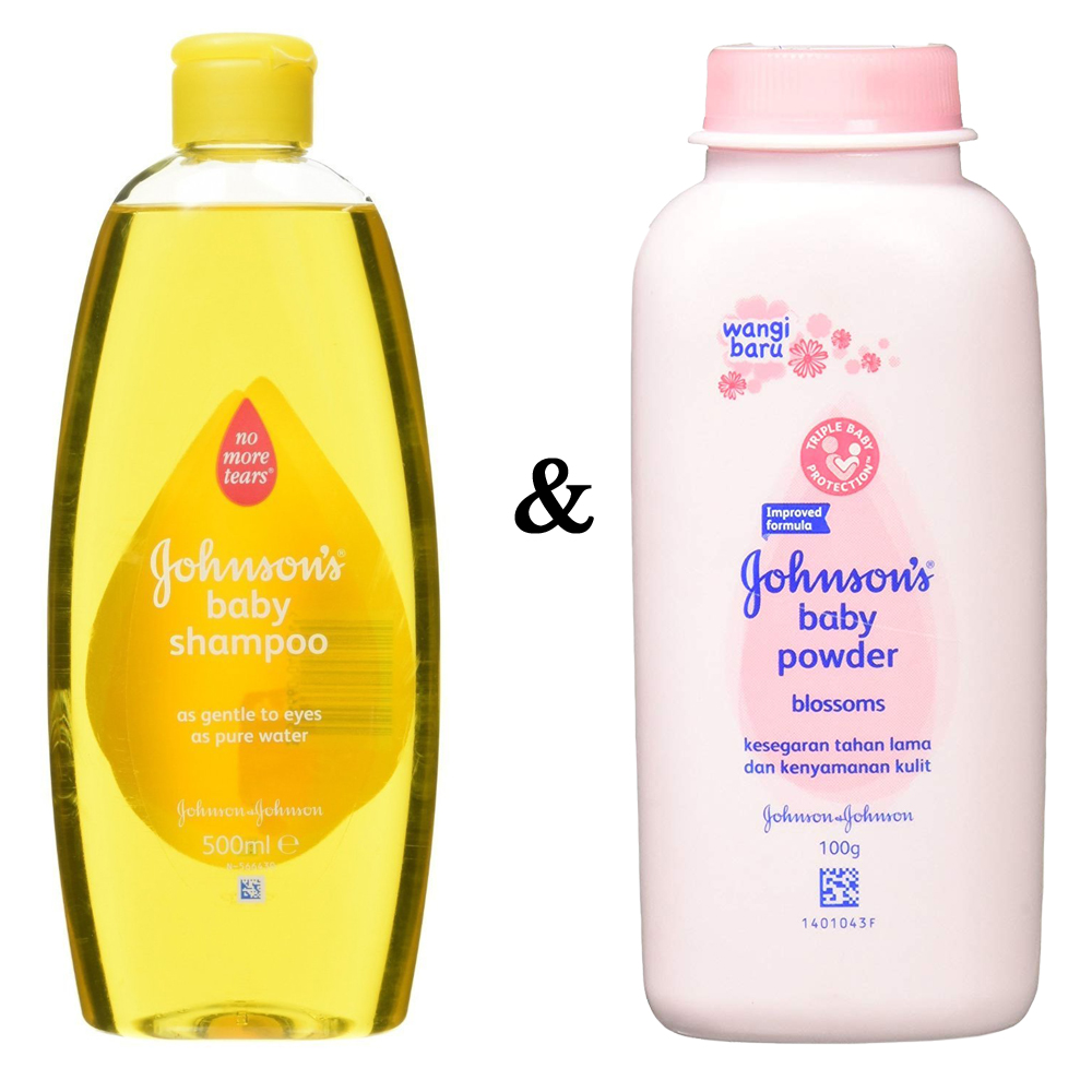 Johnsons Baby Shampoo Original 500Ml & Johnson'S174; Baby Powder