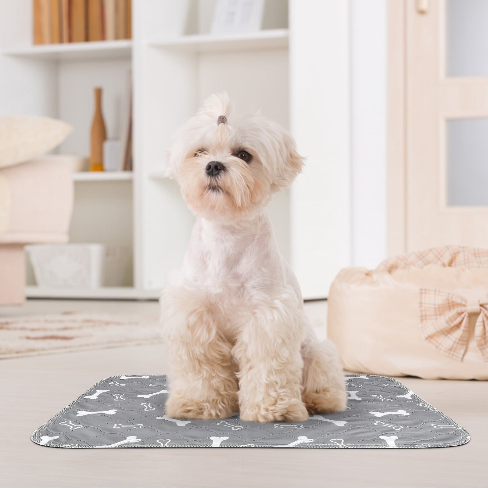 Novazen Puppy Pet Pads, Reusable Puppy Pads with pheromones, Washable Pet Pads for Dogs & Cats, Durable Leak-Proof & Anti- Pet Training Pads