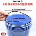 thumbnail image 5 of Captain O-Ring - 68898-32 Replacement O-Rings for 3M AP801, AP801-C, AP802, KemFlo 5000 & 10,000 Series Water Filters 3 Pack, 5 of 7