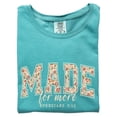 thumbnail image 5 of Made for More Faith Based Shirt for Women - Ephesians 2:10 Floral Christian Graphic Tee Seafoam Shirt Adult Medium, 5 of 7