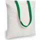 thumbnail image 1 of TOPDesign Paquete de 5 bolsas económicas de algodón de 16.0 x 15.0 in, color negro, ligeras, medianas, reutilizables, para compras de comestibles, adecuadas para bricolaje, publicidad, promoción, rega, 1 of 4