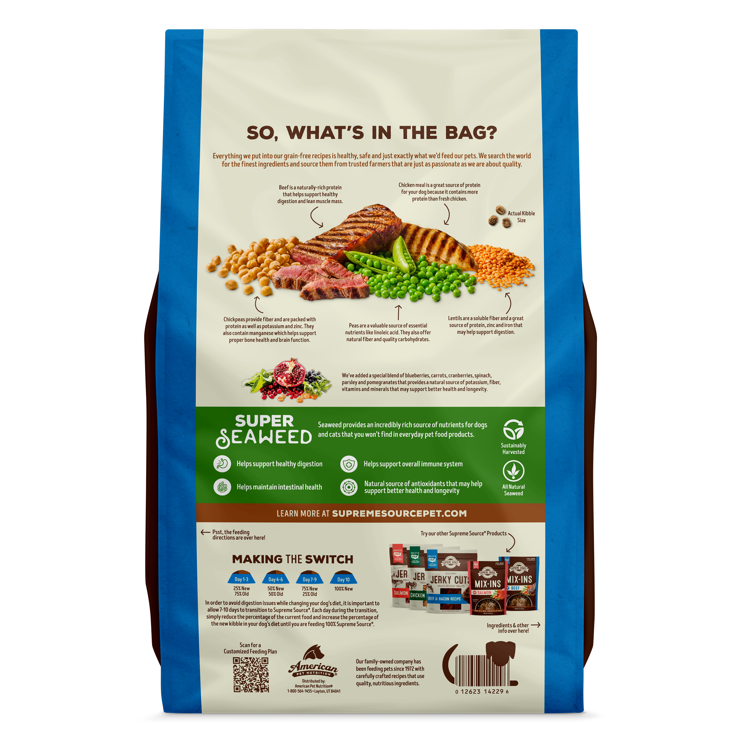 Supreme Source Grain-Free Dry Dog Food, Beef & Chicken photo 2