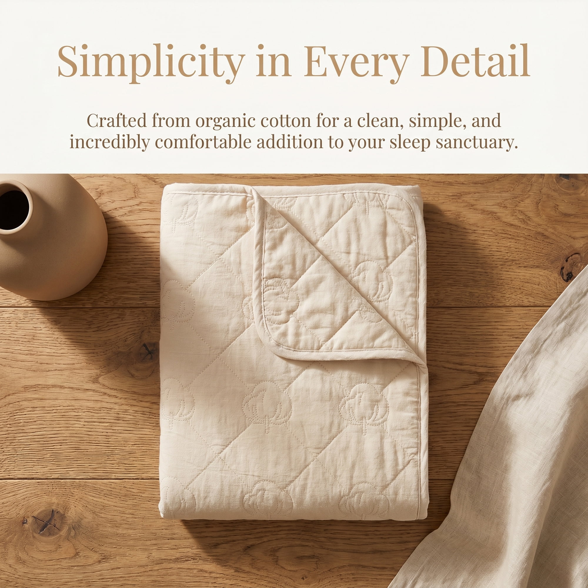 Unique Bargains 1 Pack Breathable Hypoallergenic Cotton Pillow Protector Khaki