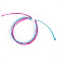 thumbnail image 2 of Sonducket de cuerda, joyería estética elegante ajustable, cordón cómodo, accesorios de mujer para chicas adolescentes, púrpura + azul Type2 NO2 Sonducket AP009518-14, 2 of 6