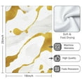 thumbnail image 3 of 2 Pcs Funny Kitchen Towels,Gold and White Marble Microfiber Dish Towels,Kitchen Tea Towels,Kitchen Towel Set (18" X 26"), 3 of 3