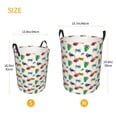 thumbnail image 4 of Uemuo Cartoon Sea Turtle Pattern Circular Laundry Hamper Basket with handles,Collapsible laundry basket,Large capacity laundry hamper,Laundry Organizer-Medium, 4 of 8