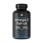 Sports Research Triple Strength Omega-3 Fish Oil - 150 Softgels