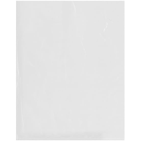 Plymor 14" x 18" (Pack of 100), 2 Mil Flat Open Clear Plastic Poly Bags