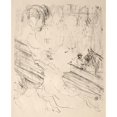 thumbnail image 2 of Henri de Toulouse-Lautrec 20x24 Gold Ornate Framed and Double Matted Museum Art Print Titled - Emilienne D'Alencon (1898), 2 of 4