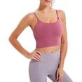 thumbnail image 2 of Sujetador deportivo acolchado para mujer, camisetas para correr y entrenamiento físico, camiseta sin mangas para Yoga, 2 of 4