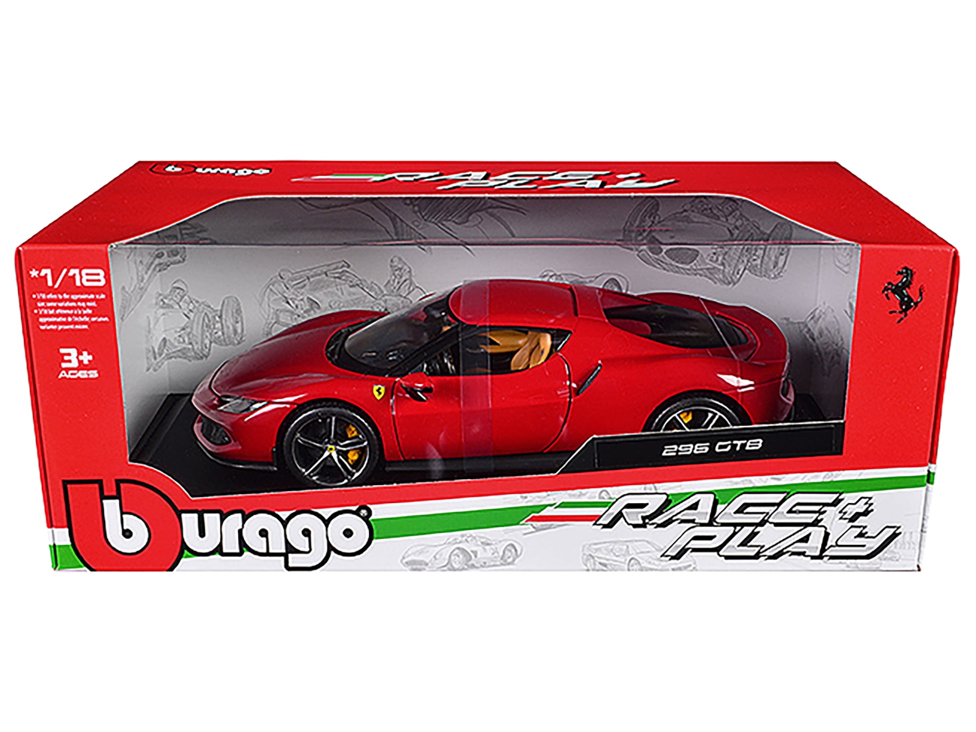 Ferrari 296 GTB Red 