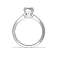 thumbnail image 2 of 1.00 Carat Excellent Emerald Cut Natural Diamond Solitaire Beautiful Proposal Ring for her Solid 14K White Gold Size 11.5, 2 of 6