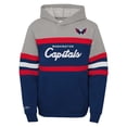thumbnail image 2 of Youth Mitchell & Ness-Navy Washington Capitals Head Coach Pullover Hoodie, 2 of 3