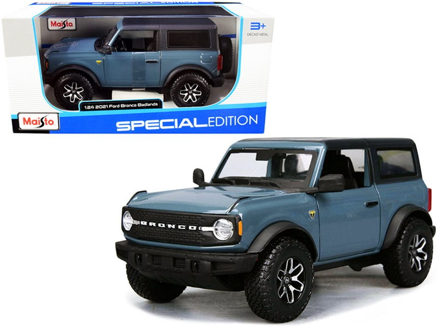 2021 Ford Bronco, Badlands Blue Maisto 31530BU 1/24 scale Diecast