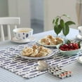 thumbnail image 3 of 4pcs Napkins Table Dinner Napkin Cotton Blue Fish Printing Cloth Napkins For Wedding Home Party, 3 of 7