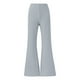thumbnail image 4 of Pantalones rectos de yoga para mujer: tiro medio, pierna ancha, cintura elástica, bolsillos laterales profundos, lavado a mano, poliéster-spandex, tallas XS-XL, para el trabajo/el fin de semana., 4 of 5