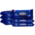thumbnail image 2 of Compa Wipes Toallitas Húmedas para Adulto, 100% Seguras para Desechar por el Inodoro NO Obstruyen el Drenaje, Paquete de 6, 288 Toallitas Tamaño Extra Grande, con Aloe y Vitamina E, 2 of 8