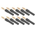 thumbnail image 1 of Gold Plated Speaker Banana Plugs, Open Screw Type, Gold Plated Speaker Plugs, Quick Connect For Speaker Wire, Wall Plate, Home Theater, Audio Video Receiver, Amplifiers And Sound, 1 of 8