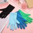 thumbnail image 3 of Zhuge Guantes cortos de satén para mujer, guantes para niños y adultos, guantes para bodas, fiestas, guantes hasta la muñeca, guantes de gala, guantes de ópera, dorados, 3 of 4