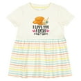 thumbnail image 3 of Inktastic Hanukkah Cute Latke Dreidel Girls Baby Dress, 3 of 5