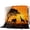 Orange, variant on Wildlife Quilted Comforters Cooling Blanket Full Size, Lion Elephant Giraffe Zebra Rhinoceros Deer Cold Comfort for Hot Sleepers Lightweight Air Conditioning Quilt Blanket for Bed
