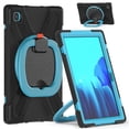 thumbnail image 1 of Funda colorida para Samsung Tab A7 de 10,4 pulgadas T500 con soporte de anillo ajustable grande y protección contra golpes., 1 of 5